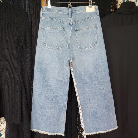 'Emma' High Rise Wide Leg Crop - Picture 3 of 5